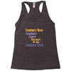 teachers give, share, care Racerback Tank