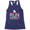run away rabbit Racerback Tank