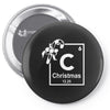 christmas periodic table of elements Pin-back button