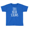 tofu never screams Toddler T-shirt