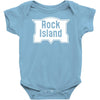 rock island line railroad Baby Onesie