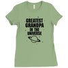 Greatest Grandpa In The Universe Ladies Fitted T-Shirt