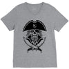 skull with beard V-Neck Tee