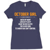October Girl Hated By Many Ladies Fitted T-Shirt