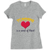 teaching is a work of heart Ladies Fitted T-Shirt