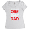 awesome chef dad Women's Triblend Scoop T-shirt