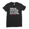 mike dustin lucas eleven will Ladies Fitted T-Shirt