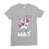 UNICORN ARE BORN IN MAY Ladies Fitted T-Shirt