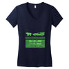 delorean trail Women's V-Neck T-Shirt