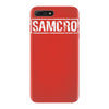 samcro funny retro biker gang sons fancy dress anarchy vintage iPhone 7 Plus Case