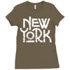 new york Ladies Fitted T-Shirt