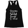feminism is my second favorite f word Racerback Tank