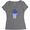 red string of fate Women's Triblend Scoop T-shirt