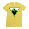 BACK TO DOWN Ladies Fitted T-Shirt