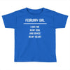 February Girl Toddler T-shirt