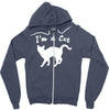 i am a cat lover Zipper Hoodie