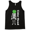 ciderhead cider drinking skeleton and apple Tank Top
