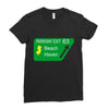 gps logo free exit 63 beach haven Ladies Fitted T-Shirt