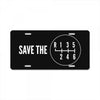 save the manual transmissions (stick shift) License Plate