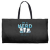 i'm a nerd Weekender Totes