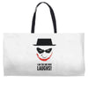 i am the one who laughs Weekender Totes
