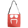 aviator sunglasses horseshoe fu manchu biker mustache Adjustable Strap Totes