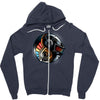 daft yin yang Zipper Hoodie