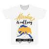 alaska is calling and i must go All Over Men's T-shirt