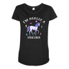 i'm really a unicorn Maternity Scoop Neck T-shirt