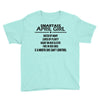 Smartass April Girl Youth Tee