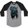 polygonal owl 3/4 Sleeve Shirt