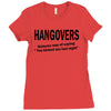 hangovers you kicked ass bro funny cool party booze alcohol geek shirt Ladies Fitted T-Shirt