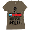 Donald trump The D Is Missing Ladies Fitted T-Shirt