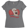 ugly pennywise Women's Triblend Scoop T-shirt