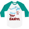 Good Girl Go To Heaven Bad Girl Ride With Daryl 3/4 Sleeve Shirt