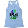 kiss me im gay Racerback Tank