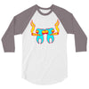 high tooths with joint 3/4 Sleeve Shirt