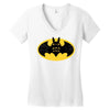 Totoro Batman Parody Women's V-Neck T-Shirt