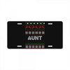 ugly christmas aunt License Plate