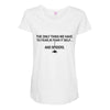 fear it delf and spiders Maternity Scoop Neck T-shirt