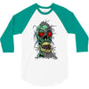 hooks tattoo 3/4 Sleeve Shirt