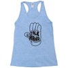 talk to the hand Racerback Tank
