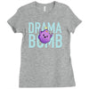 drama bomb Ladies Fitted T-Shirt