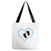 Baby Boy with Heart Any Name Customized Tote Bags
