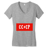 cccp Women's V-Neck T-Shirt