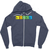 bazinga periodic table funny funny birthday present gift Zipper Hoodie