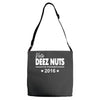 vote deez nuts for president 2016 funny Adjustable Strap Totes