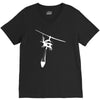 uh 1 huey air attack helicopter vinyl decal fire fighting cdf usfs V-Neck Tee