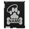 personalized paw halo iPad 3 and 4 Case