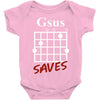 gsus saves chord Baby Bodysuit